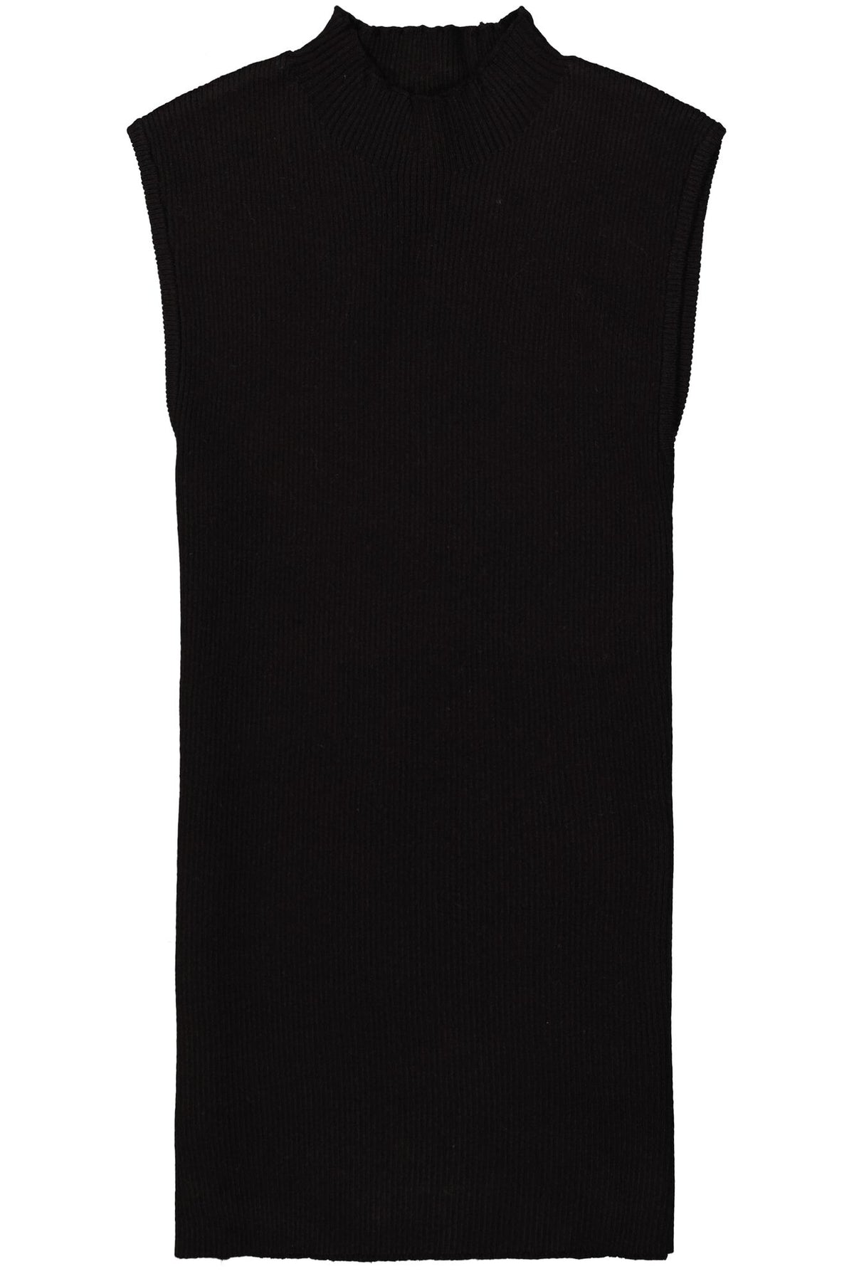 GARCIA - Black Singlet - Standup Collar
