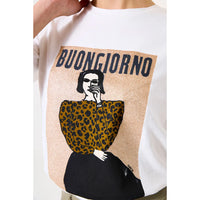 GARCIA - Buongiorno T-Shirt - Ecru
