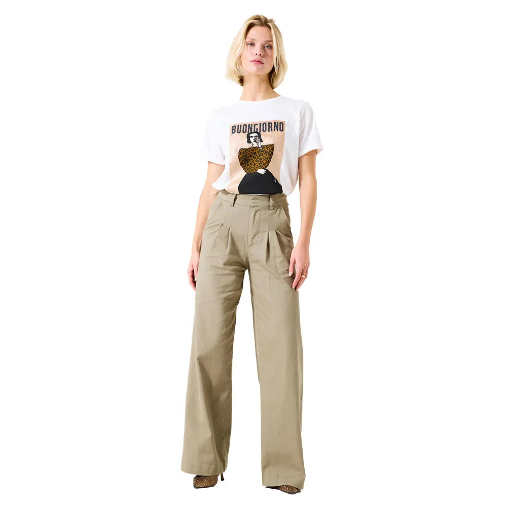 GARCIA - Buongiorno T-Shirt - Ecru
