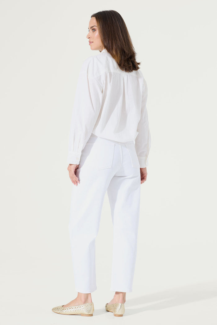 GARCIA - Chyla Barrel Fit - White