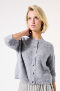 GARCIA - Grey Cardigan - Mist Heather
