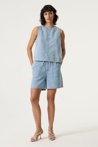GARCIA - Shimmery Shorts - Light Wash