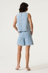 GARCIA - Shimmery Shorts - Light Wash