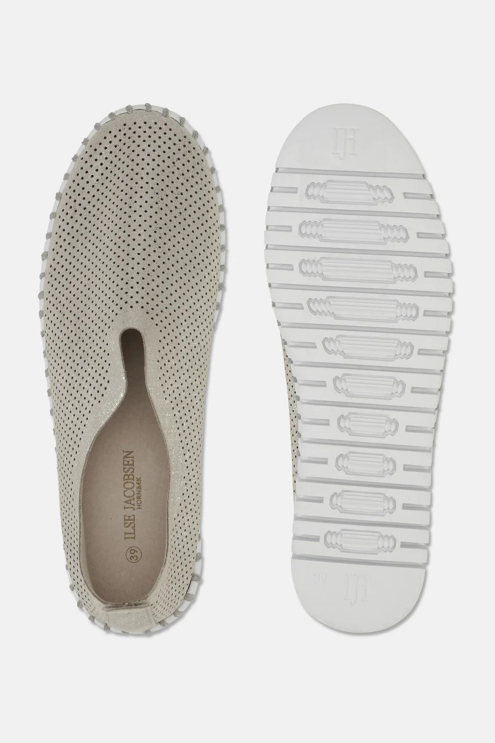 ILSE JACOBSEN - Platform Tulip Glimmer - Silver/White