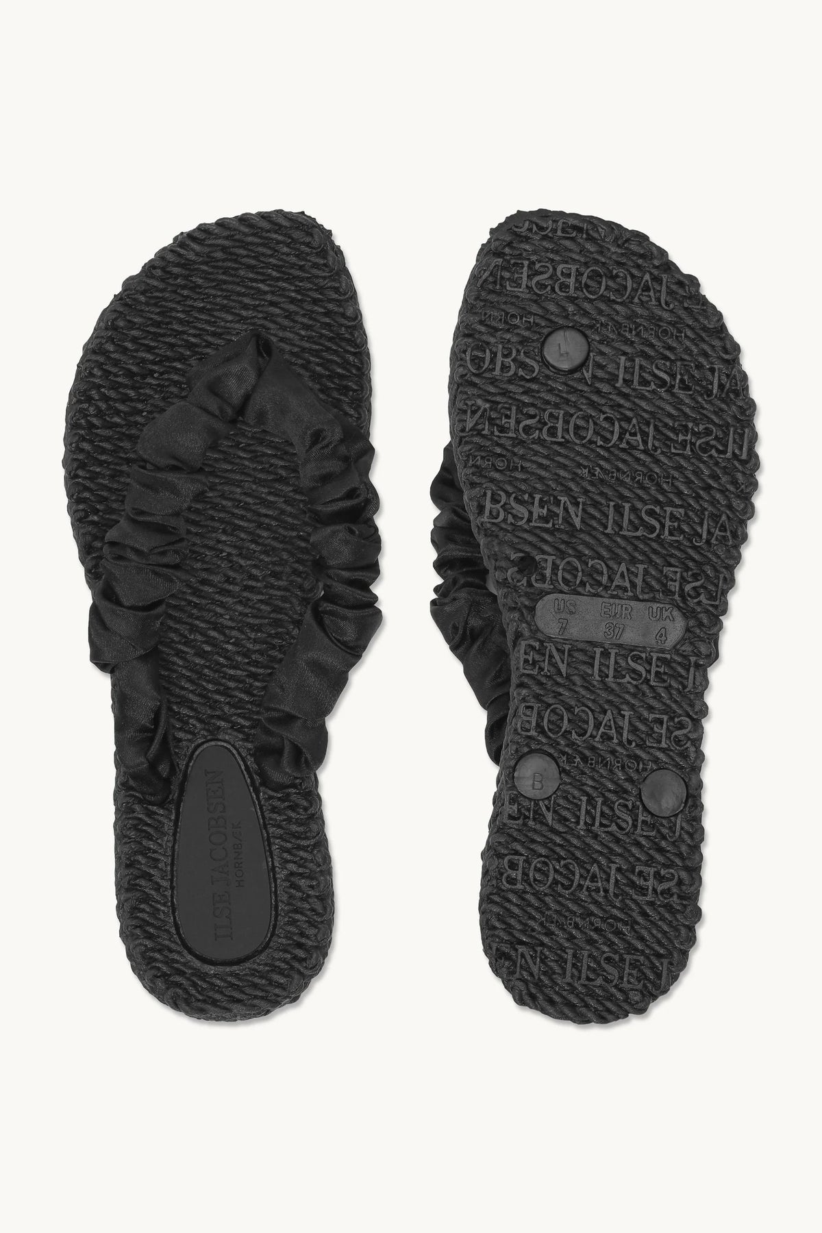 ILSE JACOBSEN - Flip Flops Fabric - Black