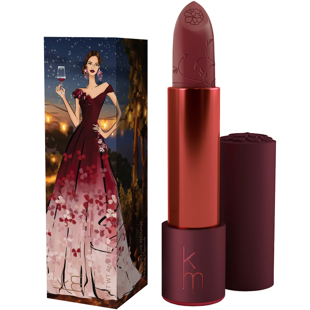 Karen Murrell - Natural Lipstick 22 - Bordeaux Rouge