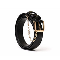 KATHRYN WILSON - Classic Belt - Black Croc