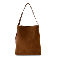 KATHRYN WILSON - Tobi Tote - Chocolate Suede