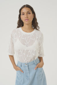 Karen By Simonsen - Villemin Tee - Bright White