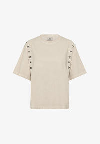 Karen By Simonsen - Becilla Tee - Pumice Stone