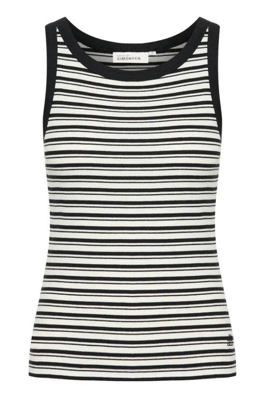 Karen By Simonsen - Ova Boat Top - Ova Black Stripe