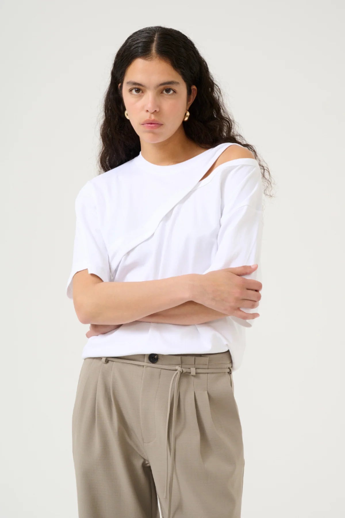 KAREN BY SIMONSEN - Renee Hole Tee - Bright White