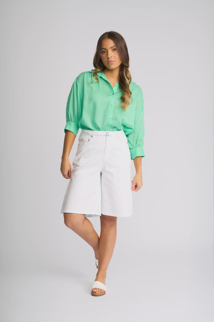 KNEWE - Zuri Short - White Denim