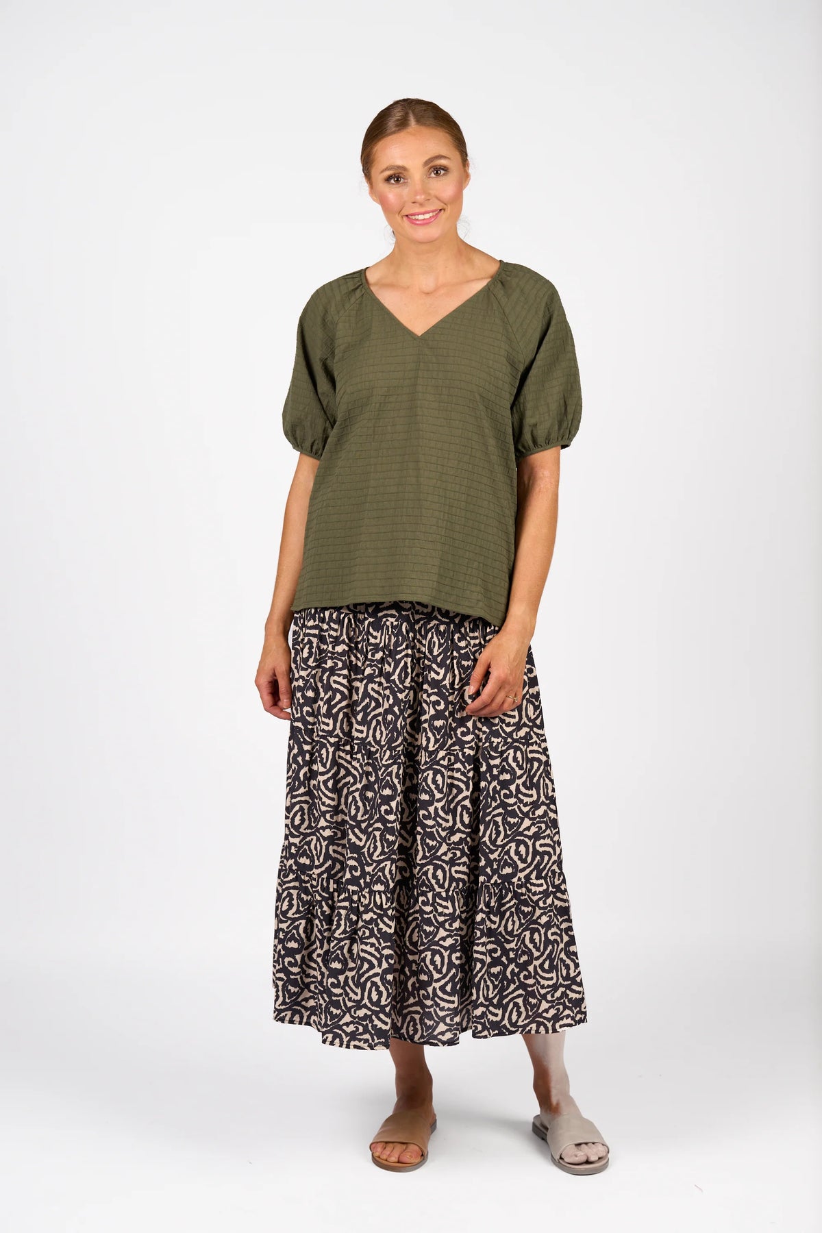 KNEWE - Focus Top - Olive