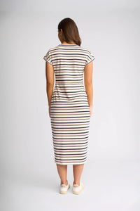 KNEWE - Parker Dress - Ink/Pink