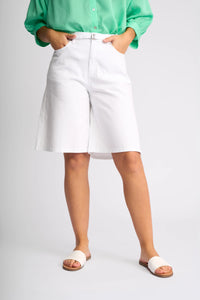 KNEWE - Zuri Short - White Denim