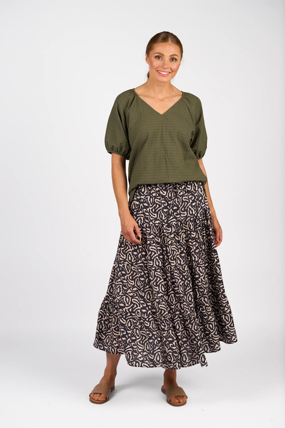 KNEWE - Focus Top - Olive