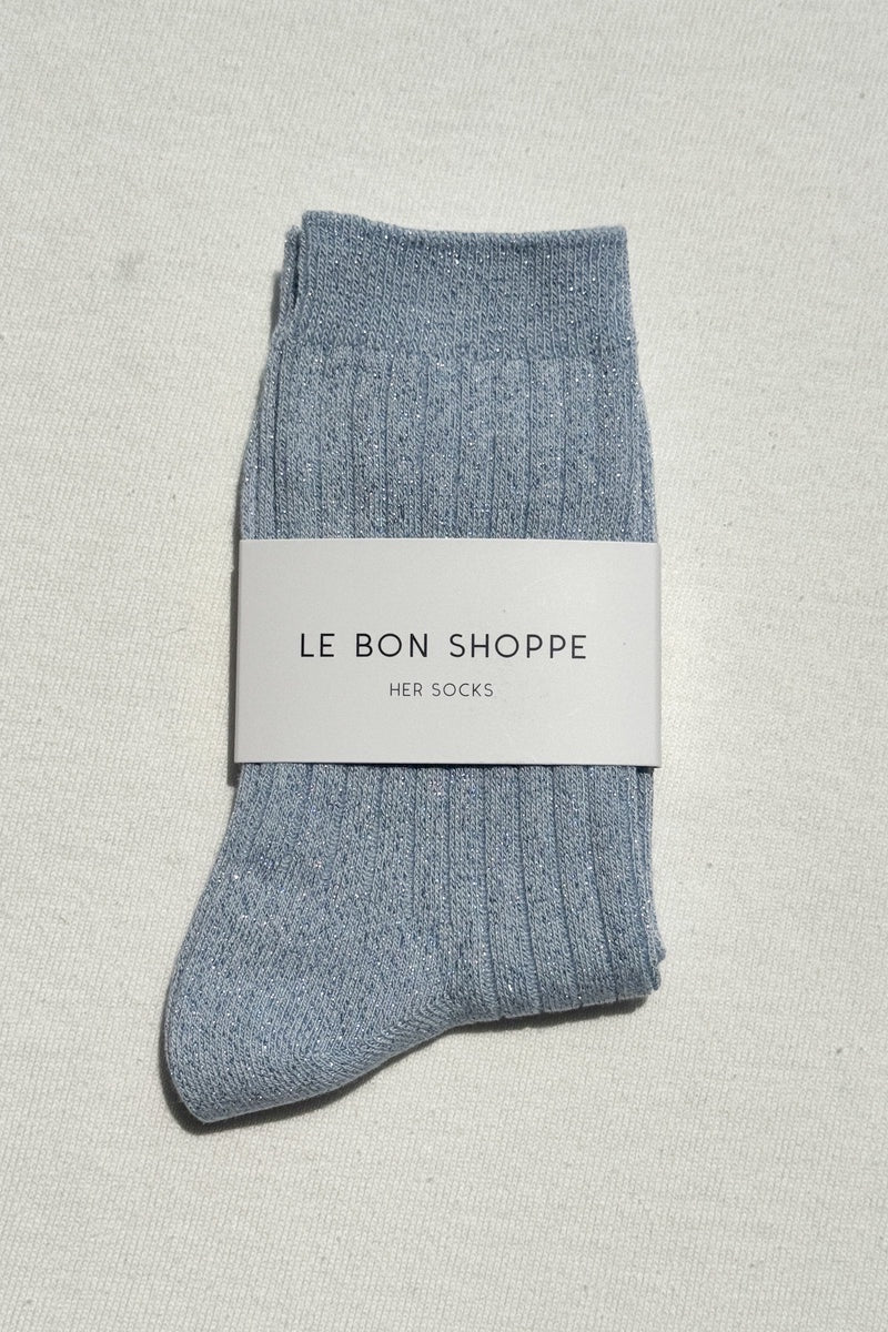 LE BON SHOPPE - Her Socks Lurex - Morning Mist