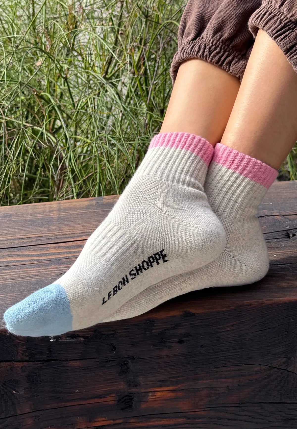 LE BON SHOPPE - Girlfriend - Grey-Pink
