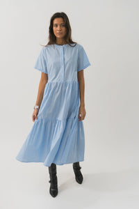 LOLLYS LAUNDRY -Fie Midi SS Dress - Stripe