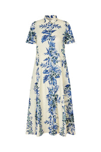 LOLLYS LAUNDRY - Blake Long Shirt Maxi Dress - Blue