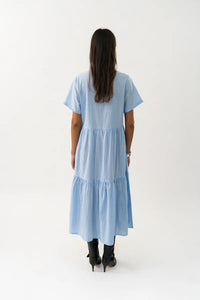 LOLLYS LAUNDRY -Fie Midi SS Dress - Stripe