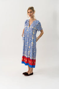 LOLLYS LAUNDRY - Freddy Midi Dress - Light Blue
