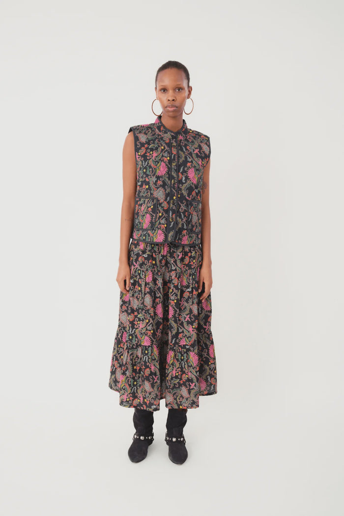 LOLLYS LAUNDRY - Morning Midi Skirt - Flower Print