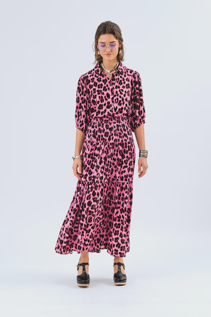 LOLLYS LAUNDRY - Prato Shirt - Neon Pink