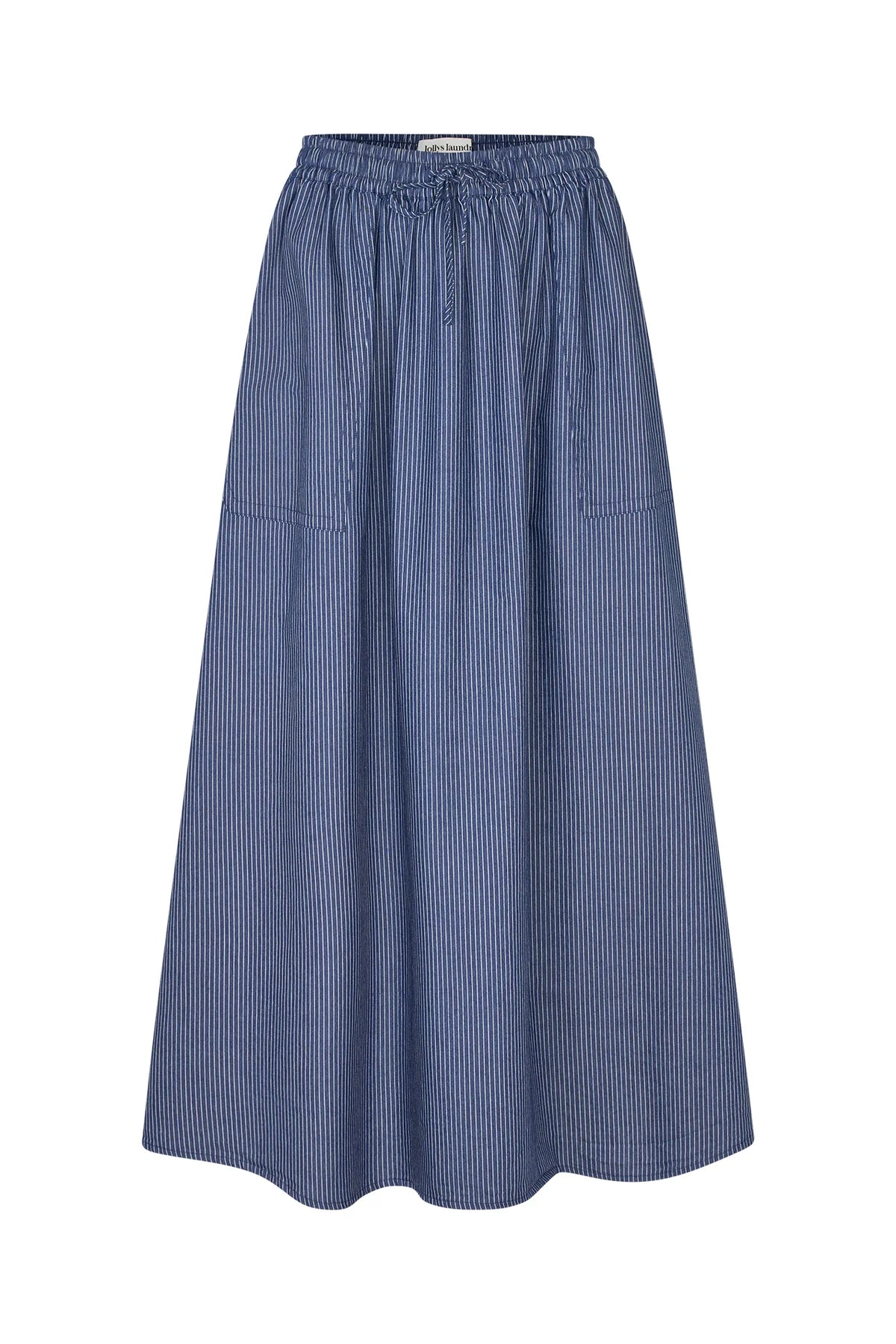 LOLLYS LAUNDRY - Akane Maxi Skirt - Dark Blue