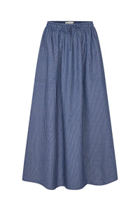 LOLLYS LAUNDRY - Akane Maxi Skirt - Dark Blue