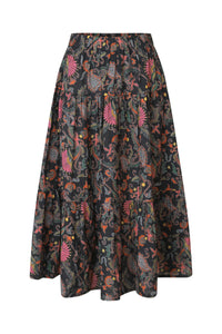 LOLLYS LAUNDRY - Morning Midi Skirt - Flower Print