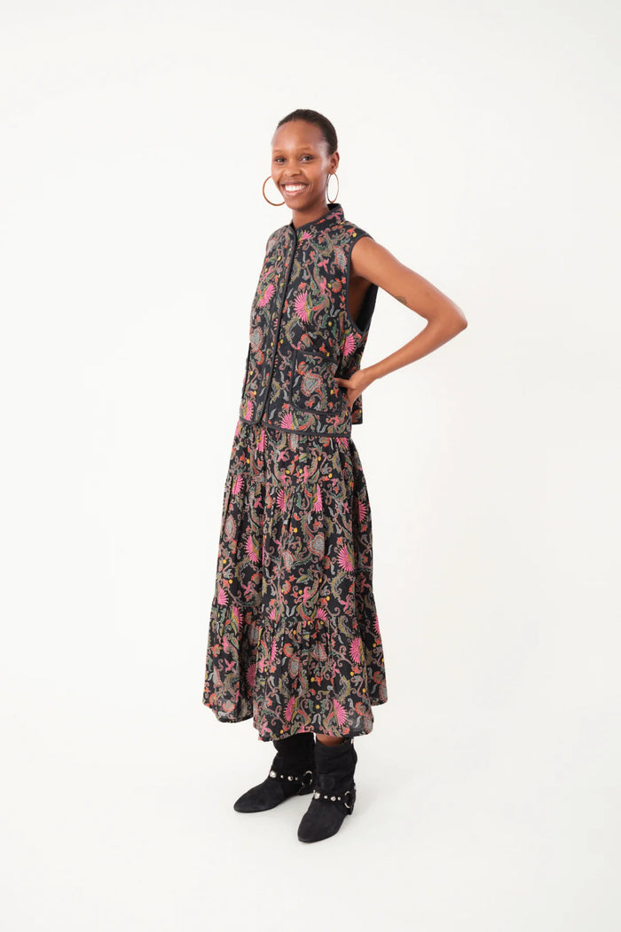 LOLLYS LAUNDRY - Morning Midi Skirt - Flower Print