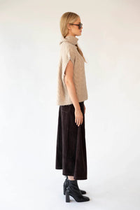 LOLLYS LAUNDRY - Una Maxi Skirt - Dark Mokka