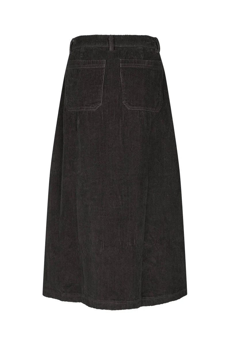LOLLYS LAUNDRY - Una Maxi Skirt - Dark Mokka