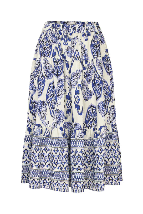 LOLLYS LAUNDRY - Morning Midi Skirt - Blue