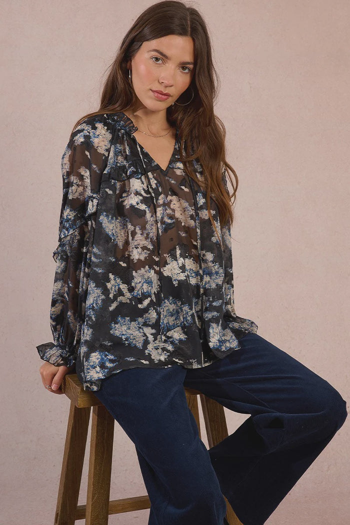 MOLLY BRACKEN - Black Adelaide Blouse