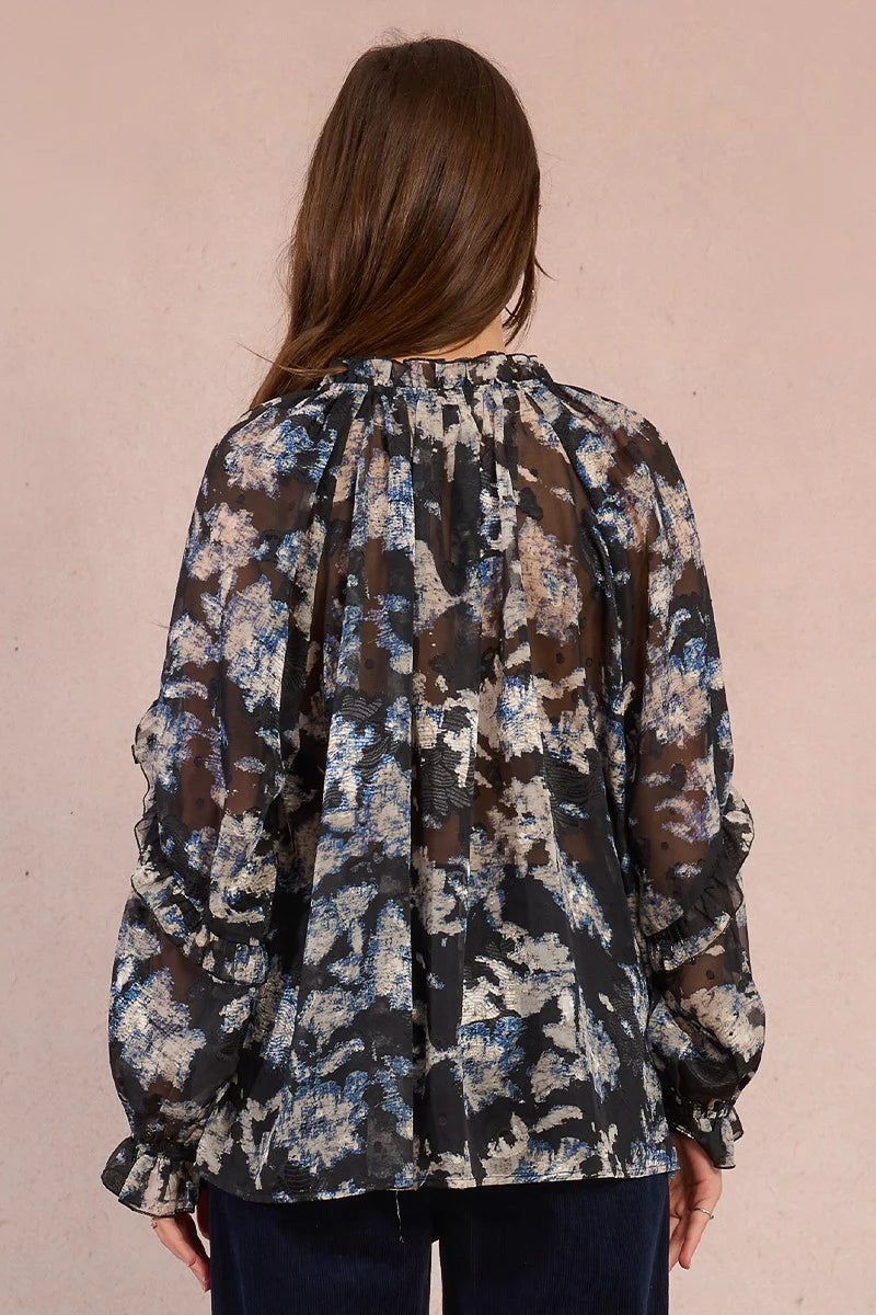 MOLLY BRACKEN - Black Adelaide Blouse