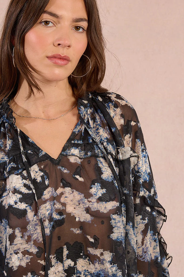 MOLLY BRACKEN - Black Adelaide Blouse