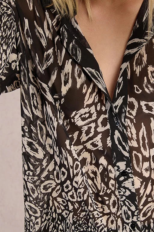 MOLLY BRACKEN - Black Estelle Blouse