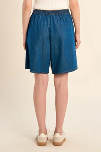 MOLLY BRACKEN - Woven Shorts - Mid Blue