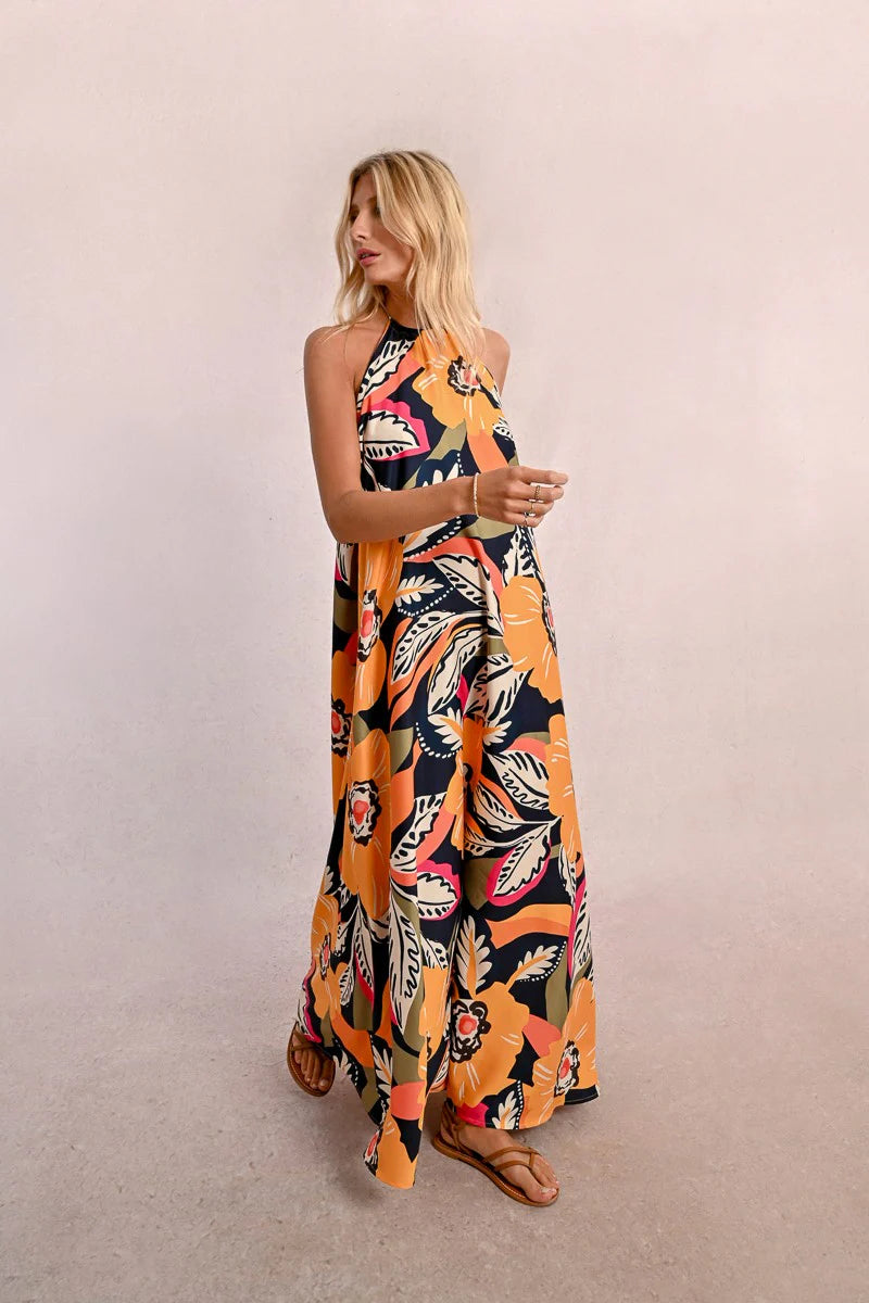 MOLLY BRACKEN - Ladies Woven Dress - Mango Yellow Jane