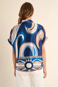 MOLLY BRACKEN - Woven Shirt - Navy Athena