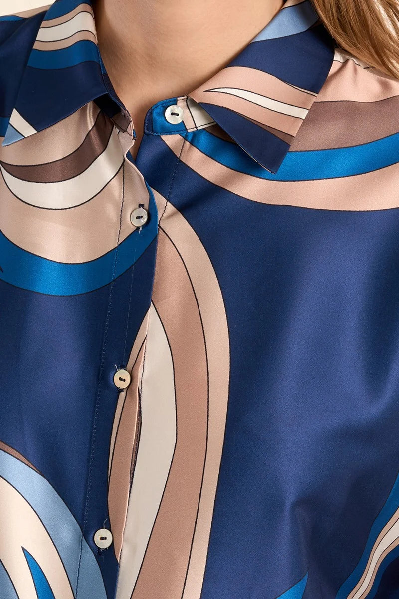 MOLLY BRACKEN - Woven Shirt - Navy Athena