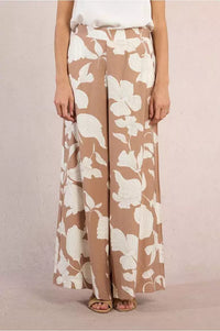 MOLLY BRACKEN - Woven Pants - Beige Chloe