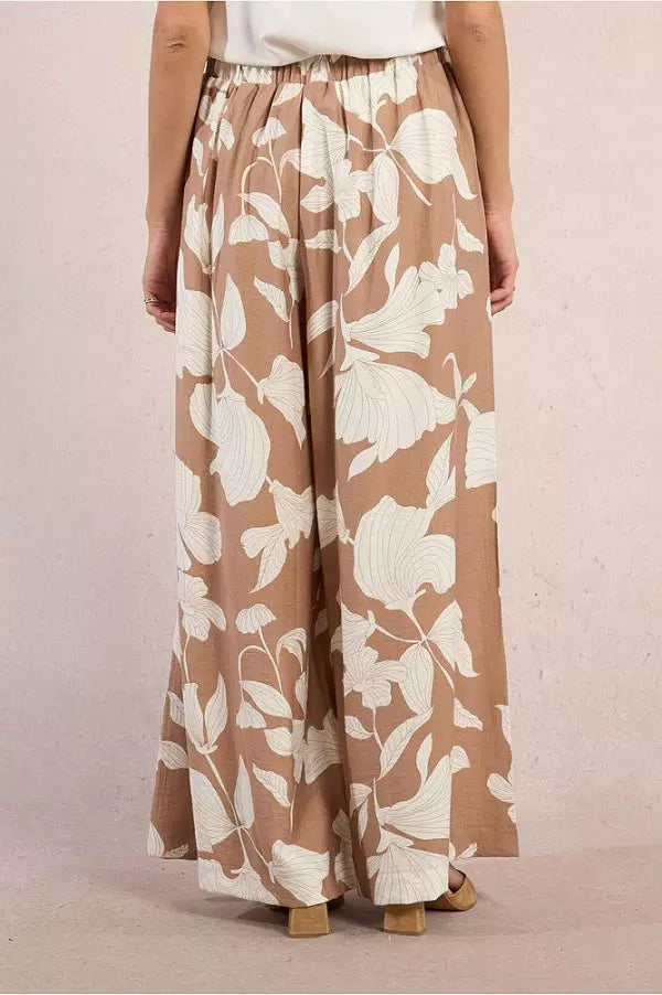 MOLLY BRACKEN - Woven Pants - Beige Chloe