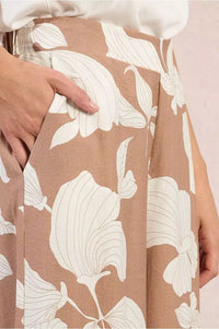 MOLLY BRACKEN - Woven Pants - Beige Chloe