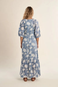MOLLY BRACKEN - Woven Dress - Blue Diviya