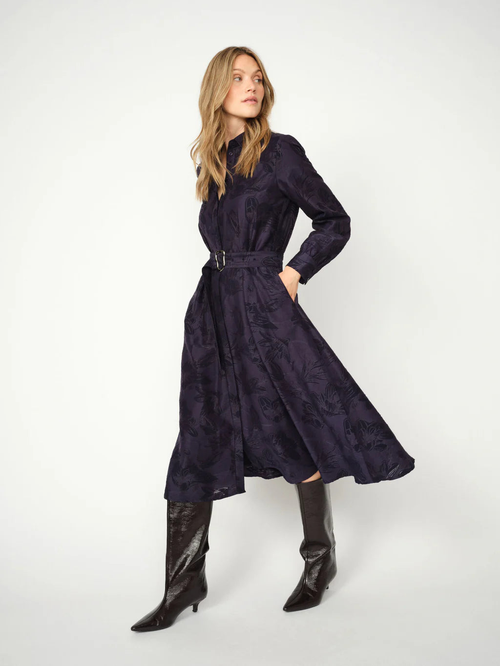 MOS MOSH - Bey Tul Dress - Maritime Blue