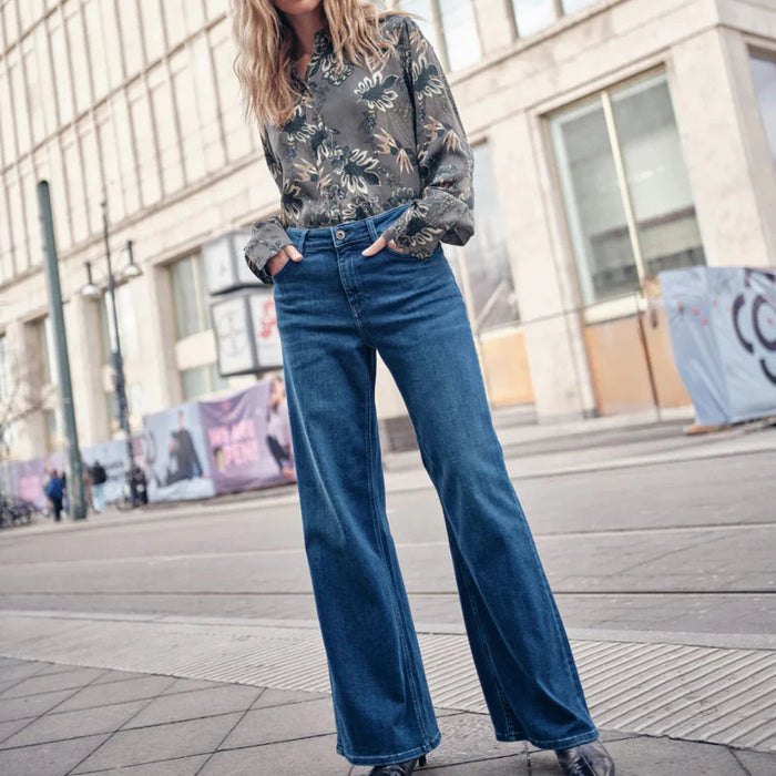 MOS MOSH - Dara Hera Jeans - Dark Blue